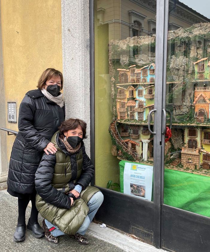 L'assessore Mariangela Cotto con la presidente dell'associazione Effatà Maria Luisa Bagnadentro