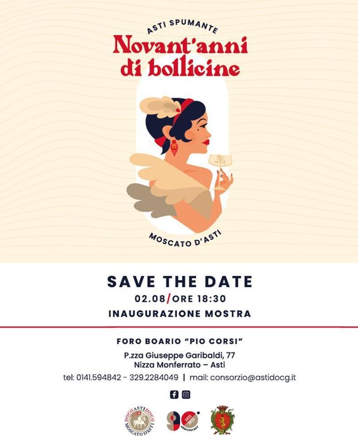 &quot;Novant'anni di bollicine&quot; in arrivo a Nizza Monferrato