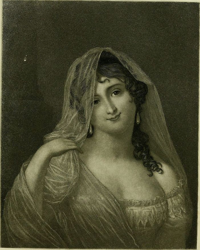 Immagine d'epoca di Virginia Oldoni Verasis, contessa di Castiglione