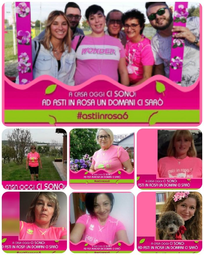 Asti in Rosa 6, la camminata per sconfiggere in cancro si è corsa virtualmente Asti in Rosa 6, la camminata per sconfiggere in cancro si è corsa virtualmente