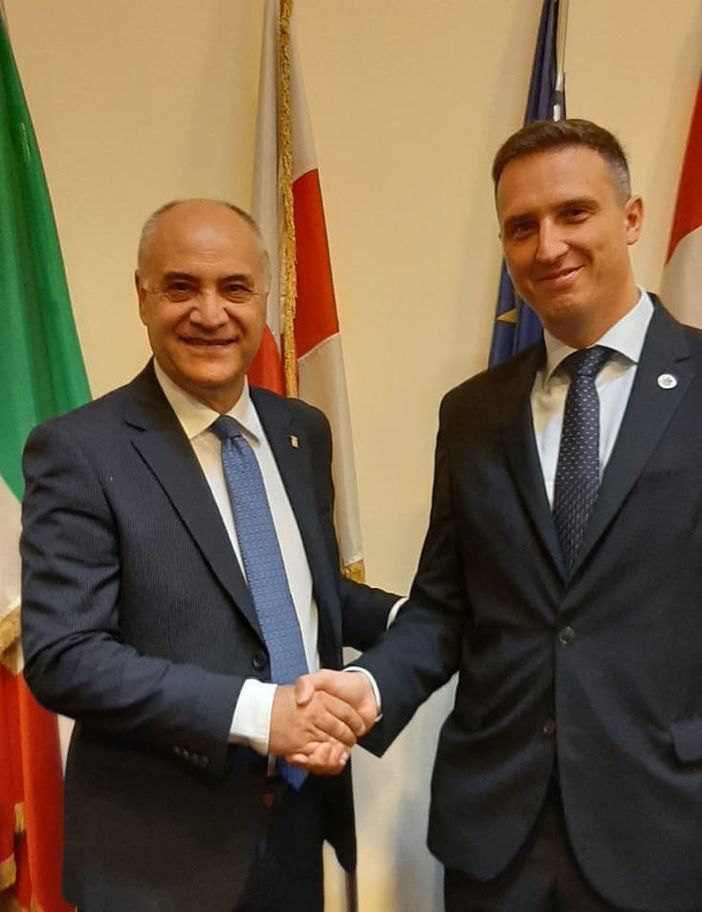 Giovanni Boccia con Emanuele Locci Giovanni Boccia con Emanuele Locci