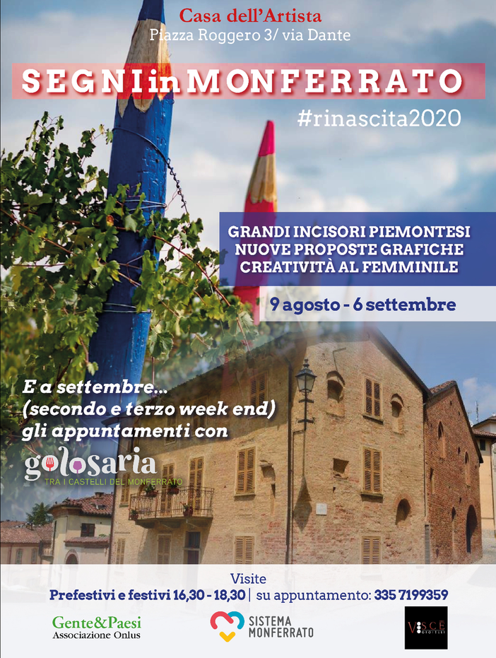 Segni in Monferrato... e mascherine anti Covid d'artista