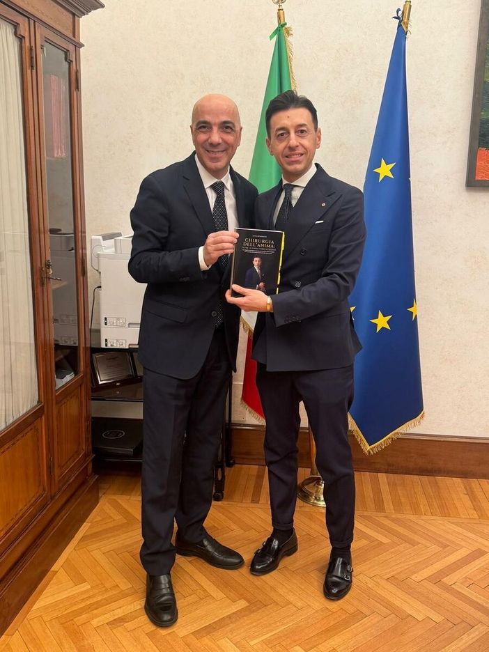 con il Questore del Senato, Sen. Gaetano Nastri