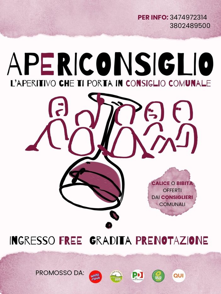 Politica e cittadinanza si incontrano al bar: arriva l'AperiConsiglio
