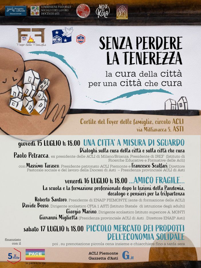 Si conclude il festival 'Senza perdere la tenerezza' delle Acli di Asti