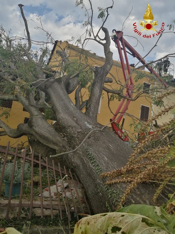 Il tetto scoperchiato a Moncalvo