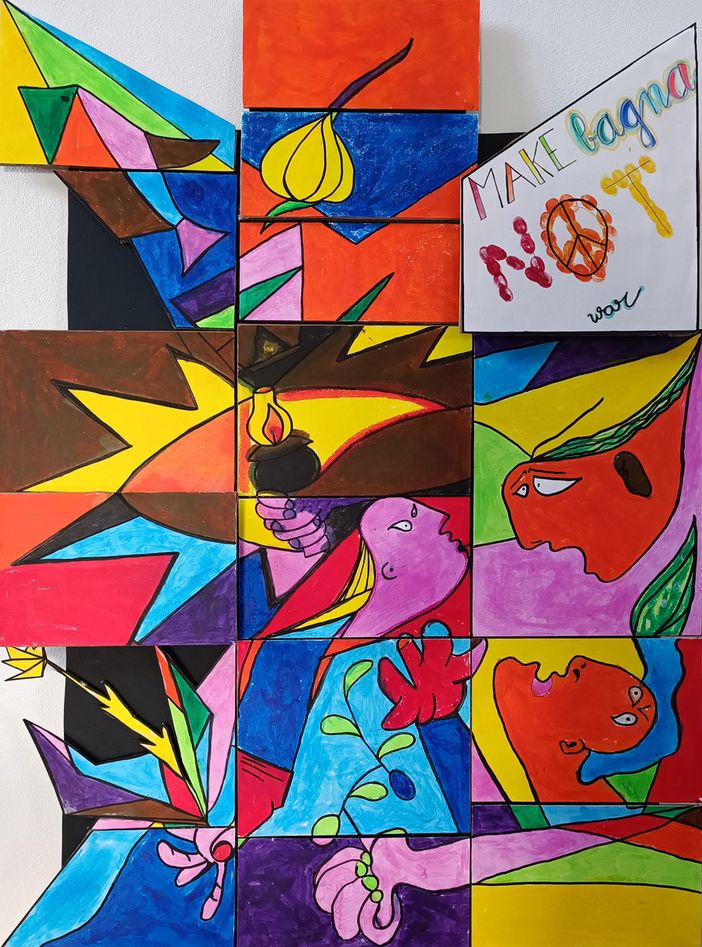 L'elaborato realizzato dagli alunni della 2ES della Martiri