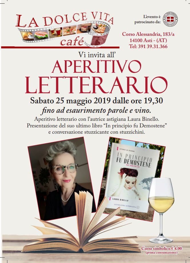 &quot;In Principio fu Demostene&quot; inaugura il primo caffè letterario del Dolce Vita Cafè