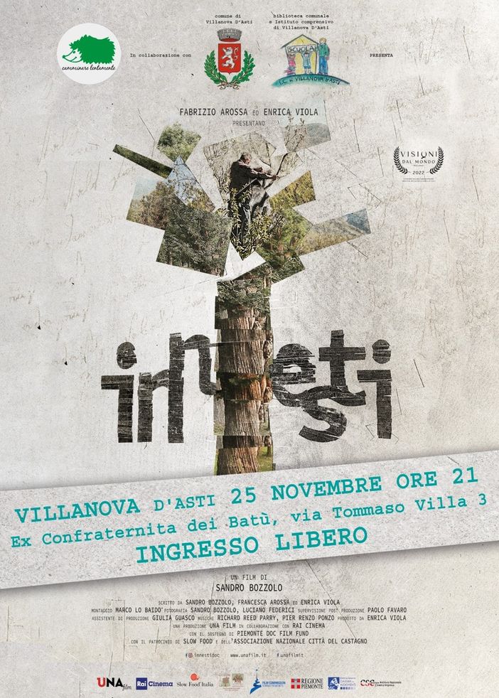 La locandina del documentario "Innesti" La locandina del documentario "Innesti"