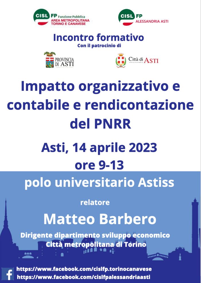 Prosegue la formazione della Cisl Fp agli enti locali Prosegue la formazione della Cisl Fp agli enti locali