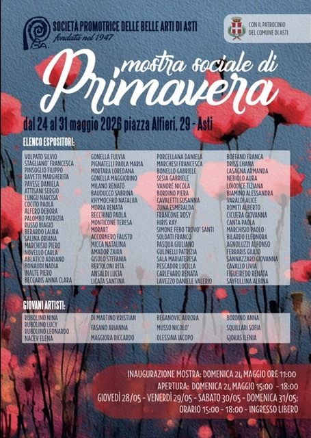 Arte contemporanea e nuovi talenti: ecco la Mostra Sociale di Primavera 2026 Arte contemporanea e nuovi talenti: ecco la Mostra Sociale di Primavera 2026