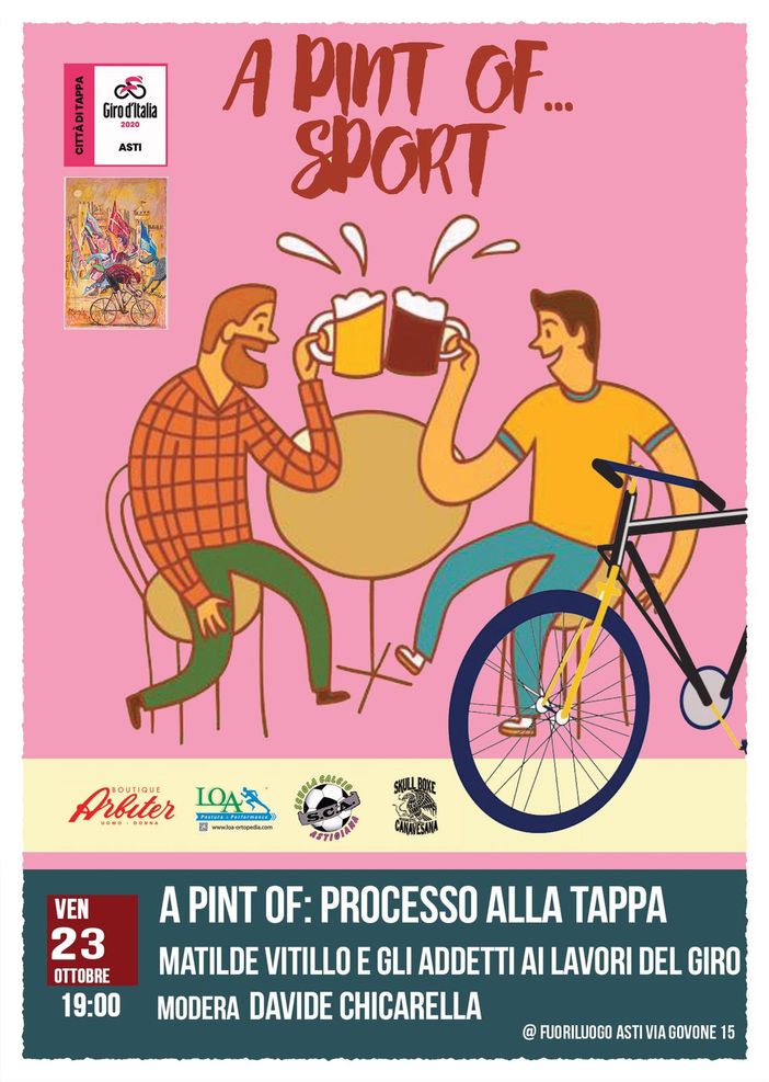 Venerdì 23 al FuoriLuogo "Processo alla tappa", in occasione dell'arrivo del Giro d'Italia