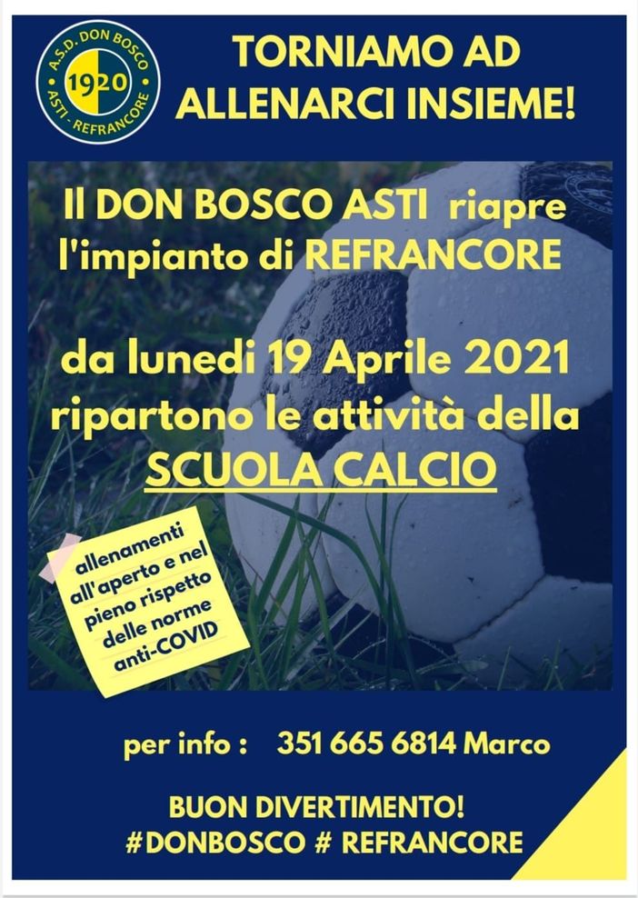 Locandina scuola calcio Locandina scuola calcio