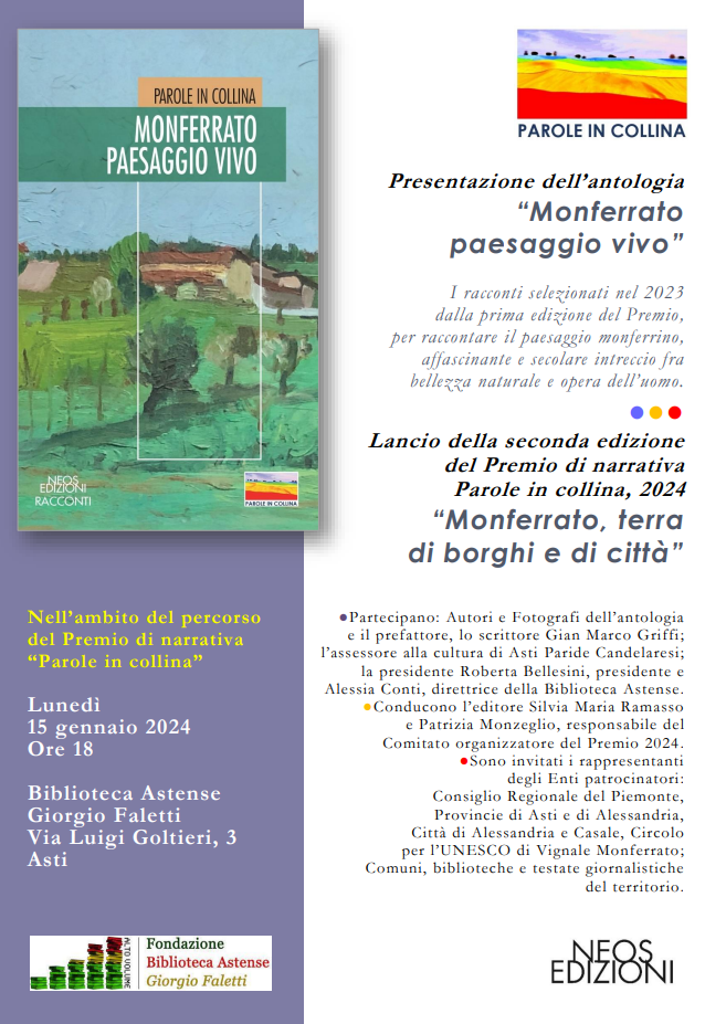 Parole in collina: il Premio di narrativa che celebra il Monferrato