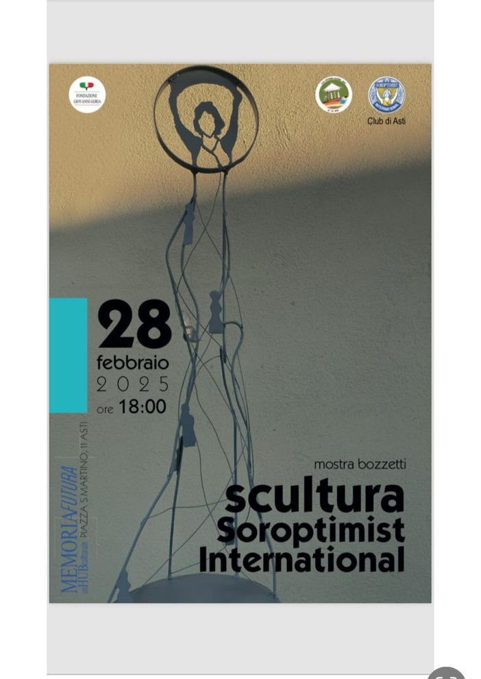 Presso la Fondazione Goria l’inaugurazione della mostra dei bozzetti per la scultura Soroptimist Presso la Fondazione Goria l’inaugurazione della mostra dei bozzetti per la scultura Soroptimist