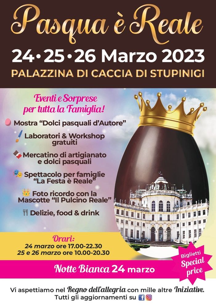 Voglia di Pasqua? La Pasqua è reale alla Palazzina di caccia di Stupinigi! Voglia di Pasqua? La Pasqua è reale alla Palazzina di caccia di Stupinigi!