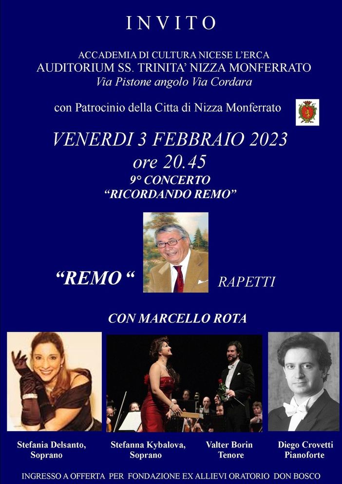 La locandina del concerto La locandina del concerto