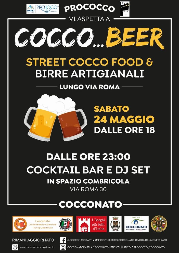 Cocconato, il paese si riunisce per festeggiare insieme Cocco…Beer