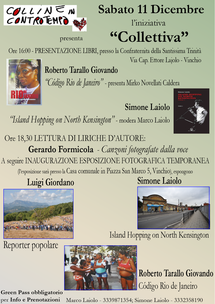 Sabato a Vinchio arriva "Collettiva", un'iniziativa culturale firmata “Colline in Controtempo”