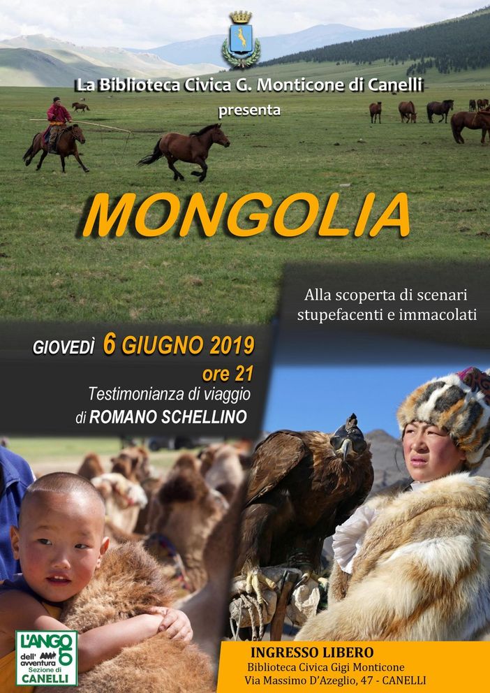 Con la biblioteca Monticone di Canelli si va sulle tracce di Gengis Khan