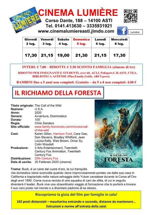 Seconda settimana di programmazione per il cinema Lumière. Tre film in sala