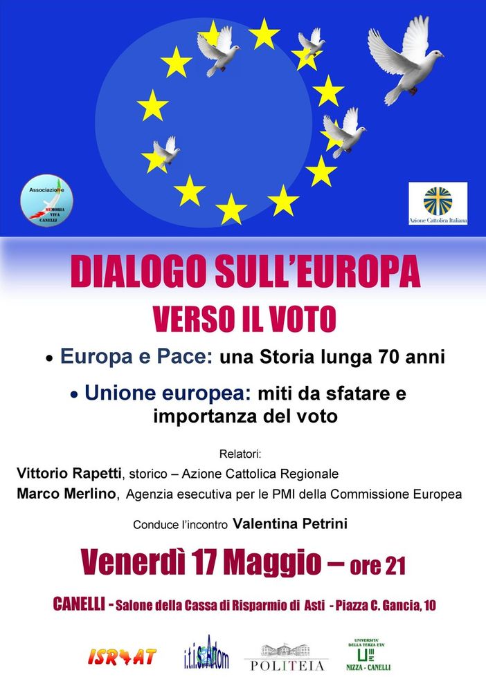 Canelli: dialogo sull'Europa a meno di una settimana dalle elezioni