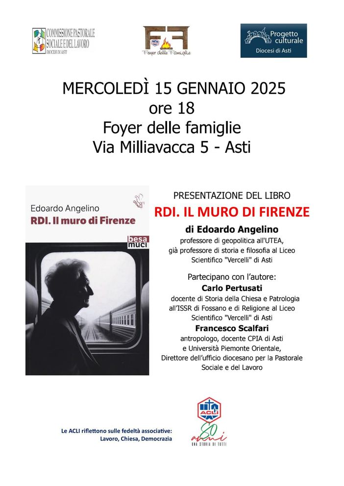 Con "RDI. Il muro di Firenze" ad Asti si rievocano gli anni della Guerra Fredda Con "RDI. Il muro di Firenze" ad Asti si rievocano gli anni della Guerra Fredda