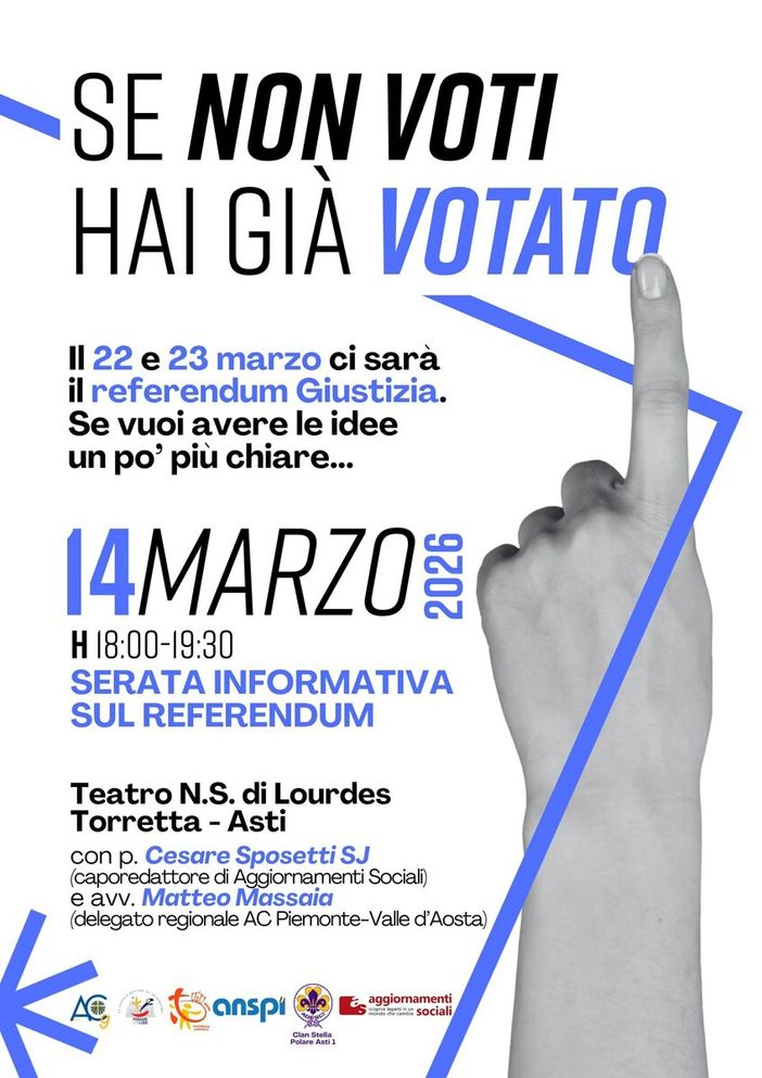Referendum sulla giustizia: incontro informativo ad Asti