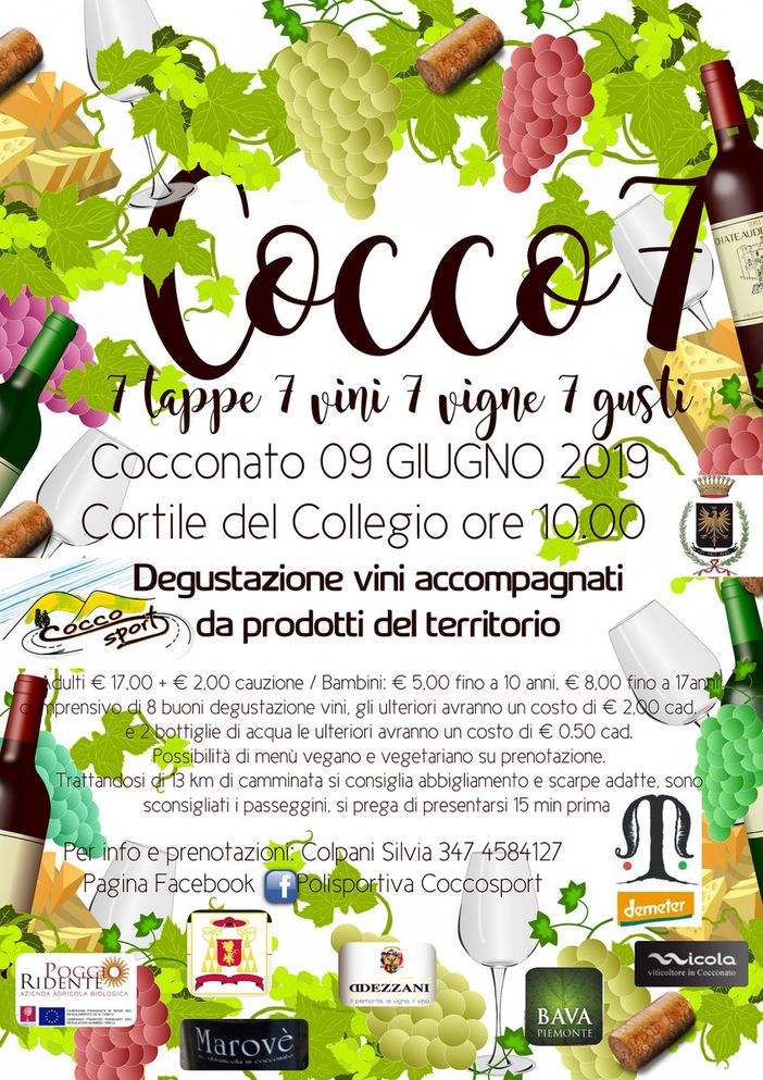 Escursione gastronomica a Cocconato d'Asti: 7 tappe, 7 vini e 7 gusti