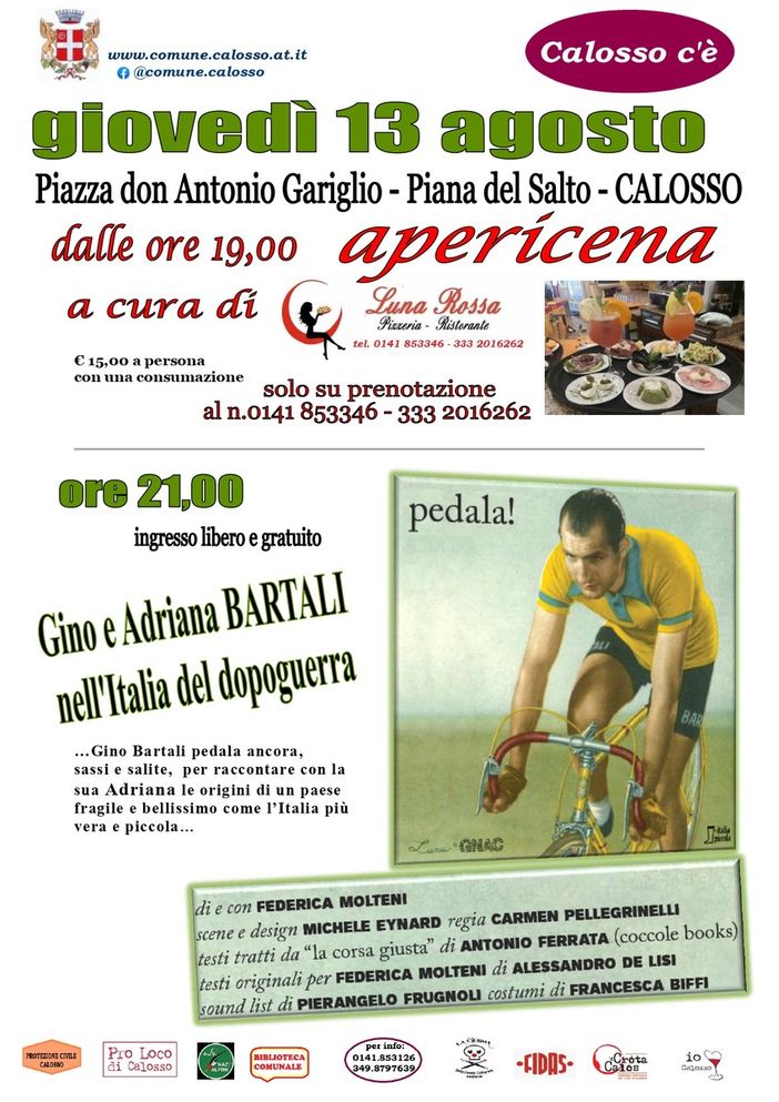 Gli appuntamenti ferragostani del progetto culturale “Calosso c’è” Gli appuntamenti ferragostani del progetto culturale “Calosso c’è”