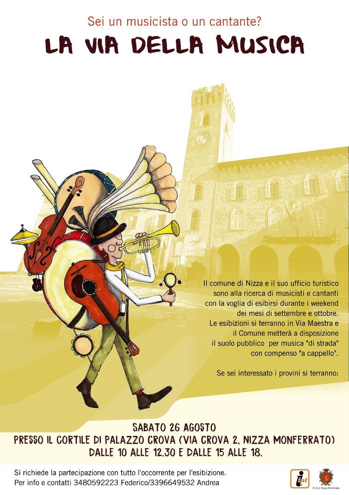 La musica da strada arriva anche a Nizza Monferrato [INTERVISTA]