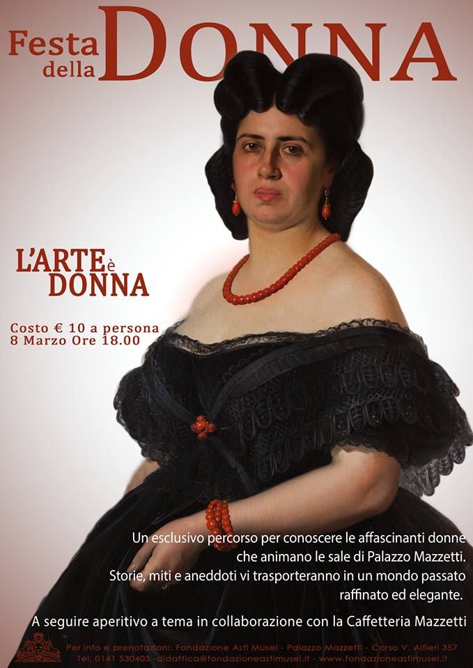 Speciale visita guidata alla scoperta delle più affascinanti figure femminili di Palazzo Mazzetti Speciale visita guidata alla scoperta delle più affascinanti figure femminili di Palazzo Mazzetti