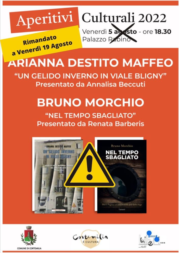 A Cortemilia un nuovo e ricco Aperitivo Culturale