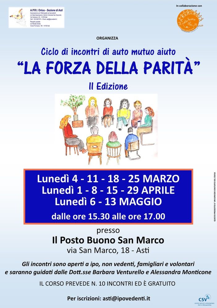 I prossimi appuntamenti dell'associazione A.P.R.i. Onlus