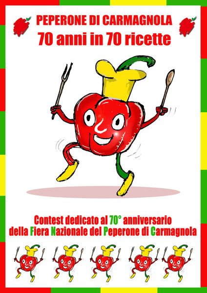 Prorogata al 14 agosto p.v. la scadenza del contest nazionale dedicato al PEPERONE DI CARMAGNOLA in occasione del 70° anniversario della Fiera del Peperone di Carmagnola