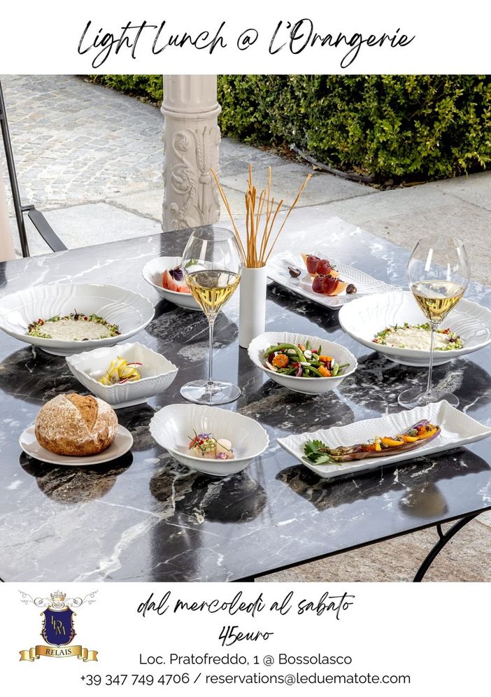 Light lunch all’italiana al relais Le Due Matote di Bossolasco Light lunch all’italiana al relais Le Due Matote di Bossolasco