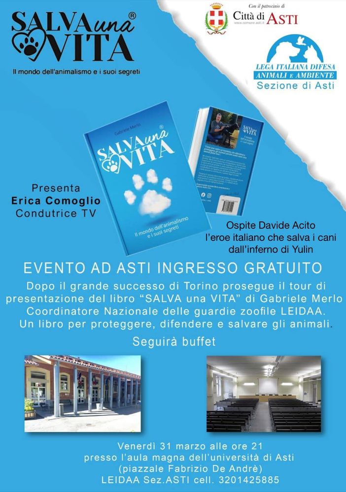 Il 31 marzo ad Astiss un convegno organizzato dalla Leidaa