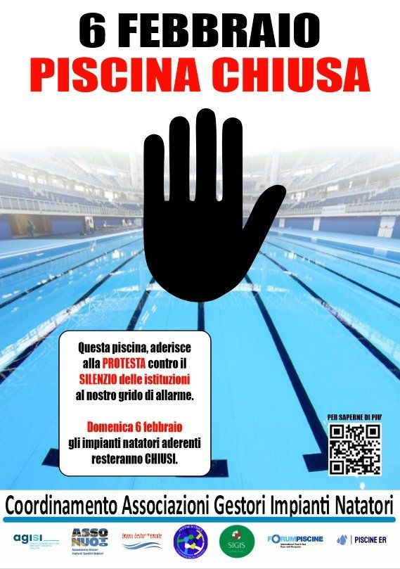 La locandina dell'iniziativa di protesta attuata quest'oggi