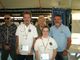La premiazione di Luca Simonetti ed Elena Vergano, vincitori del Torneo di bocce integrate lo scorso anno