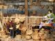 Una delle botteghe del presepe di Anna Rosa Nicola a Vezzolano