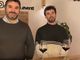 A sinistra il sommelier Alberto Bracco, a destra Luca Barbero proprietario con il socio Luca Torello dell'attivita SèStante