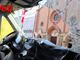 Le immagini dell'ambulanza ucraina crivellata dai colpi russi (Merphefoto)