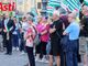 Una recente manifestazione di piazza a cui era presente la Cisl (Merphefoto)