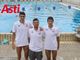 Stefano Cannella e Tommaso Dadone con il tecnico Paolo Ruscello (Merphefoto)