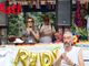 Vittoria Briccarello e Patrizio Onori ritratti (ph. Merfephoto - Efrem Zanchettin) durante gli interventi finali del Pride 2024