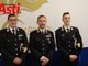 Nella foto, da sinistra a destra: il capitano Carbone, il colonnello Lando e il capitano Concina