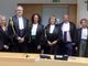 Foto di gruppo in occasione dell'insediamento della nuova presidente (terz'ultima guardando da sinistra a destra)