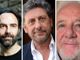 Nel collage fotografico Neri Marcore', Sergio Castellitto e Cochi Ponzoni