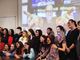 Alcuni studenti del progetto &quot;Le vie della musica&quot;, curato da Massimo Cotto