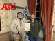 In foto il sindaco di Castelletto Molina, Luca Gabutto insieme a Franco Novelli